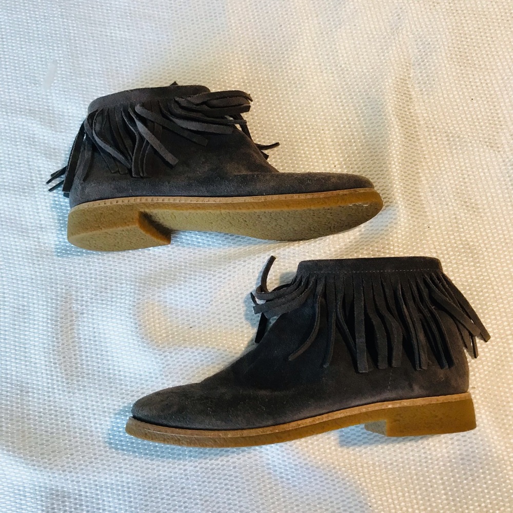 Kate Spade Fringe Ankle Boots Suede View 5